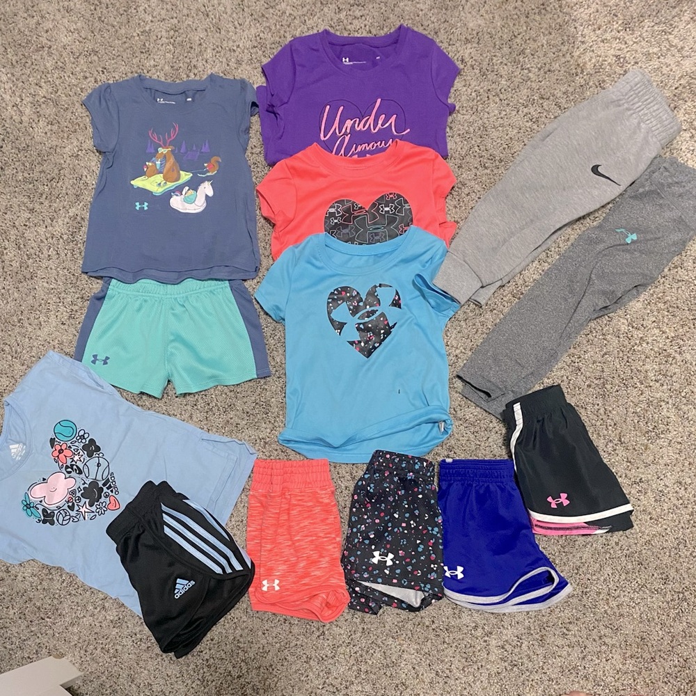 Under armour 2t girls lot